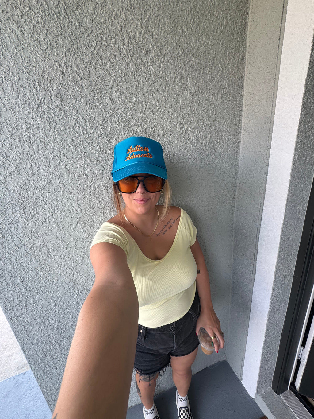 Autism Advocate Embroidered Trucker