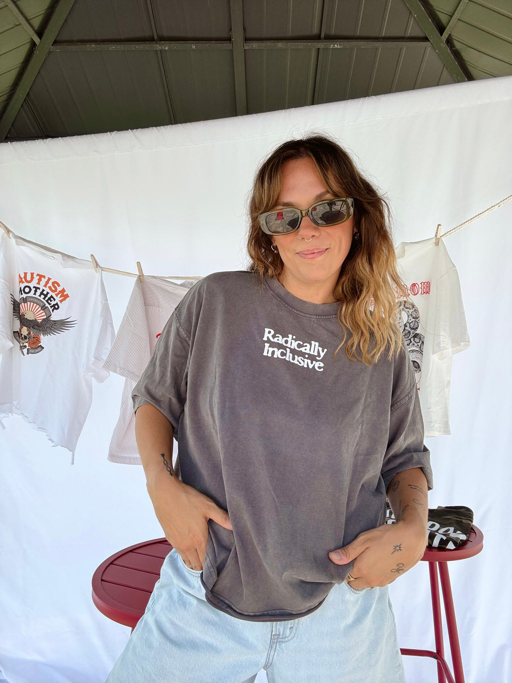 (PREORDER) Radically Inclusive Vintage Wash Boxy T-Shirt