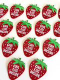 Cool Kids Include Strawberry Iron-On Patch