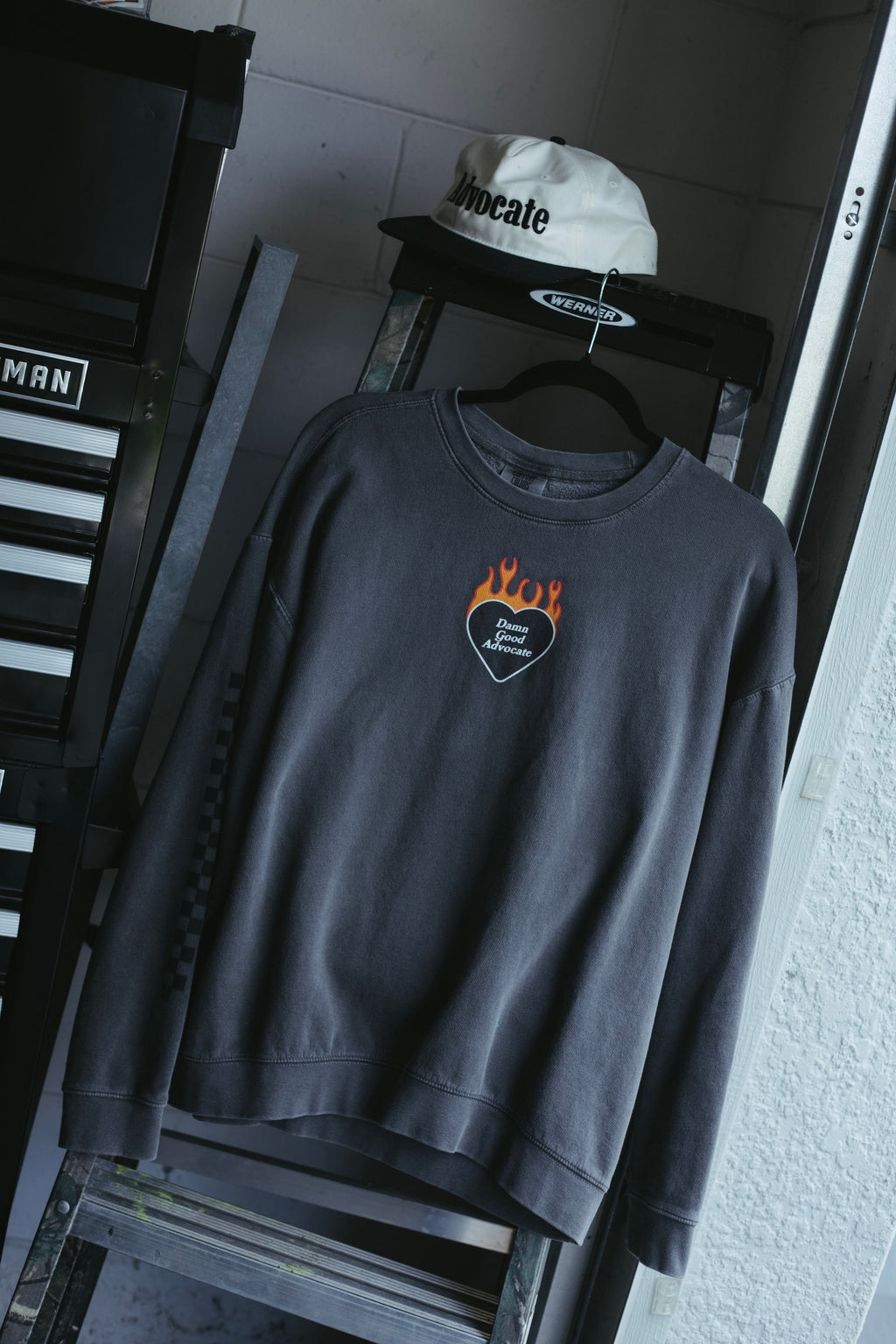 No Rest For The Moms Unisex Garment Dyed Crewneck