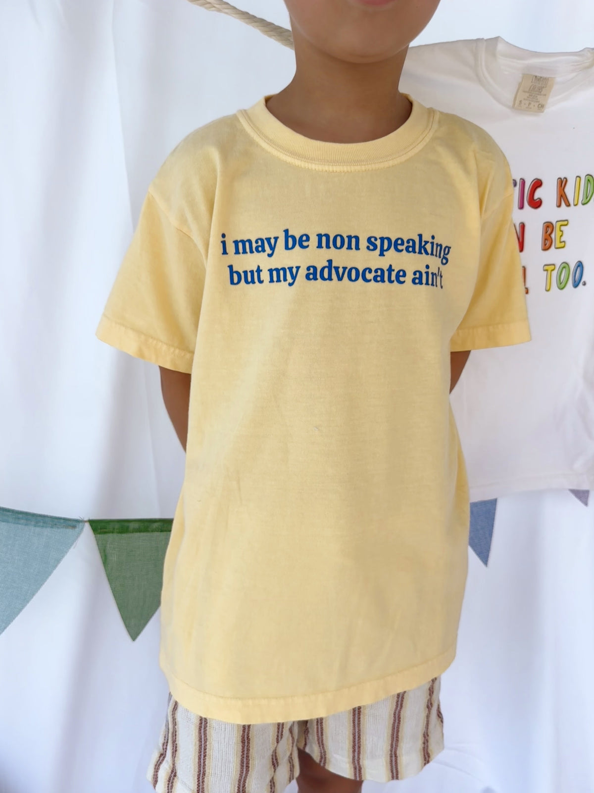 Youth I May Be Non Speaking But My Advocate Ain't T-Shirt
