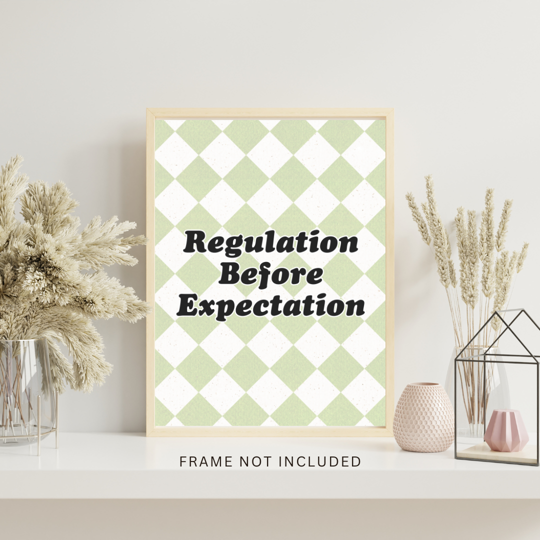 Regulation Before Expectation | 8x10 Matte Print