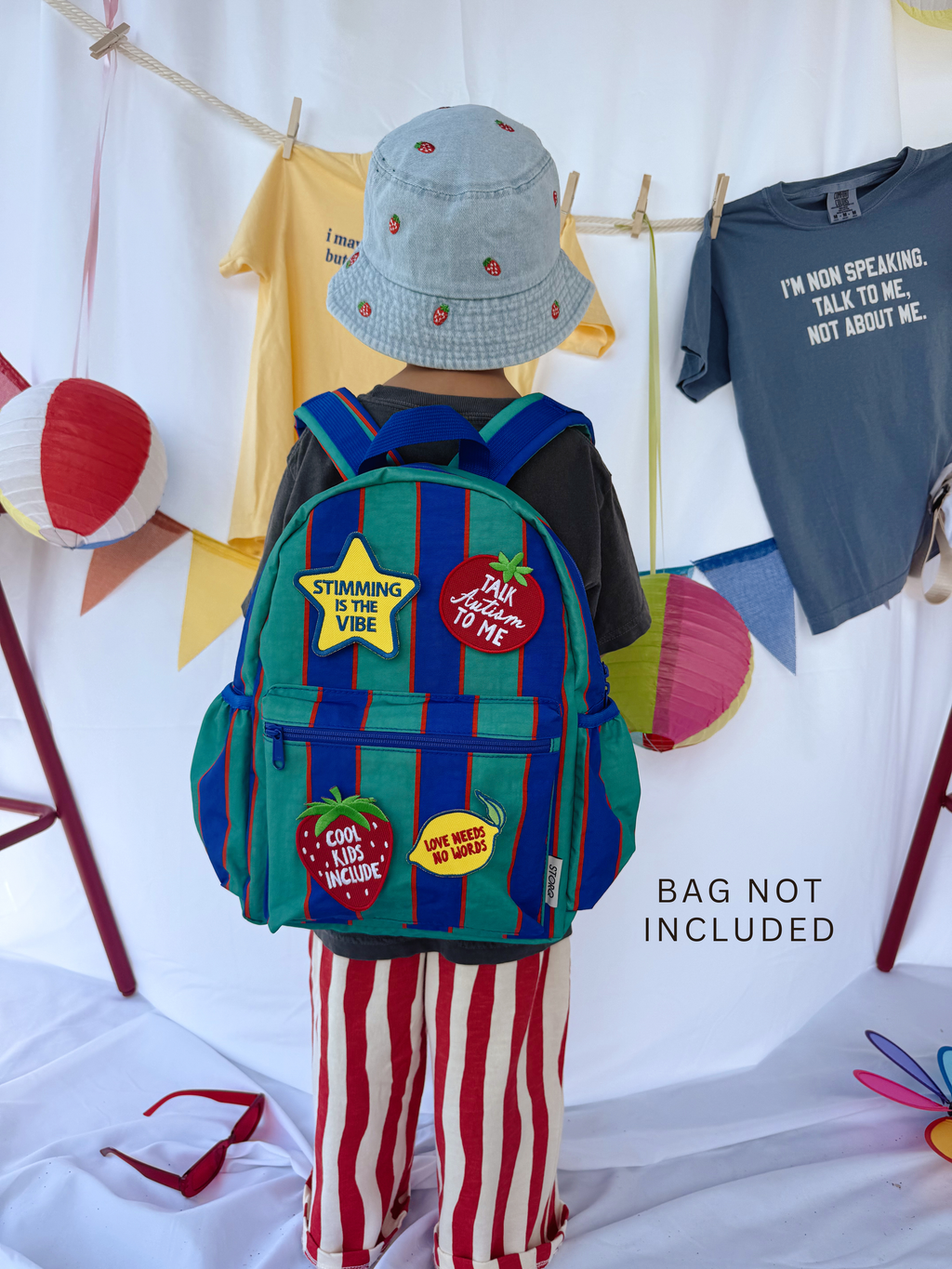Cool Kids Include Strawberry Iron-On Patch