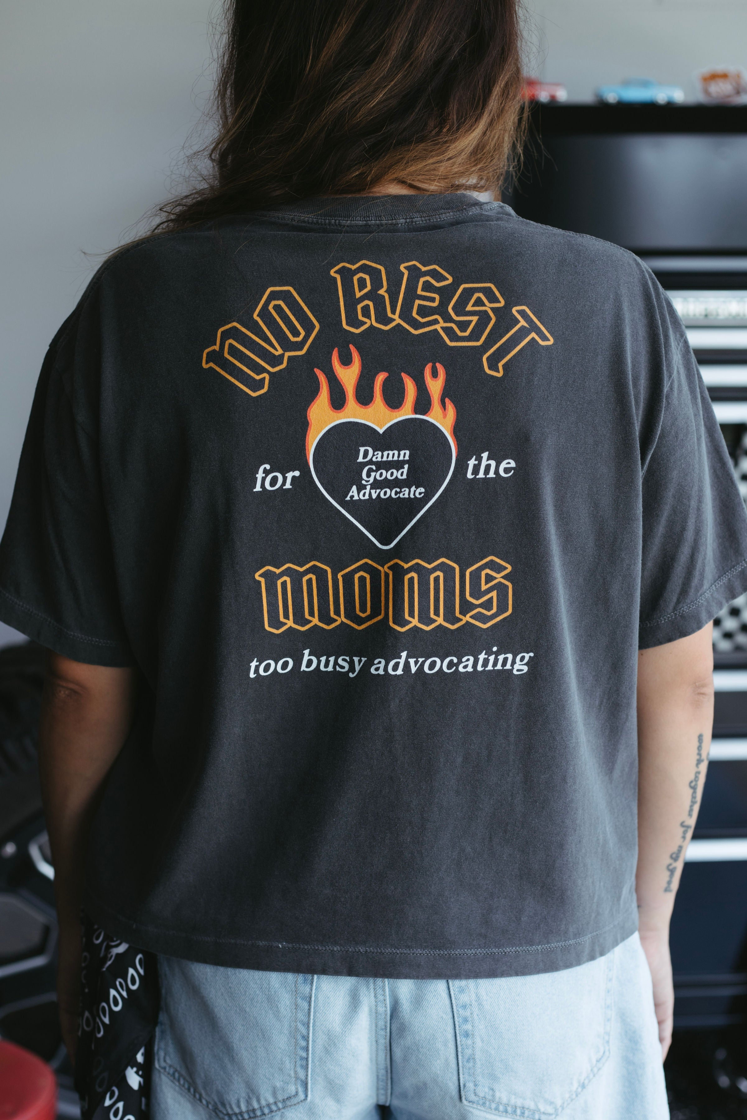 No Rest For The Moms Women's Boxy T-Shirt
