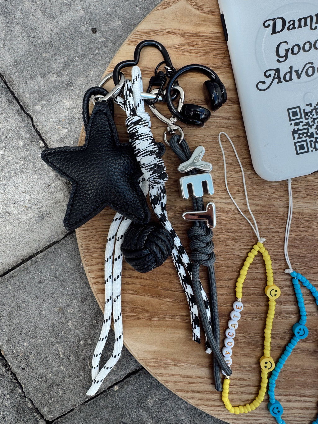 “Yet" Rope Bag Charm