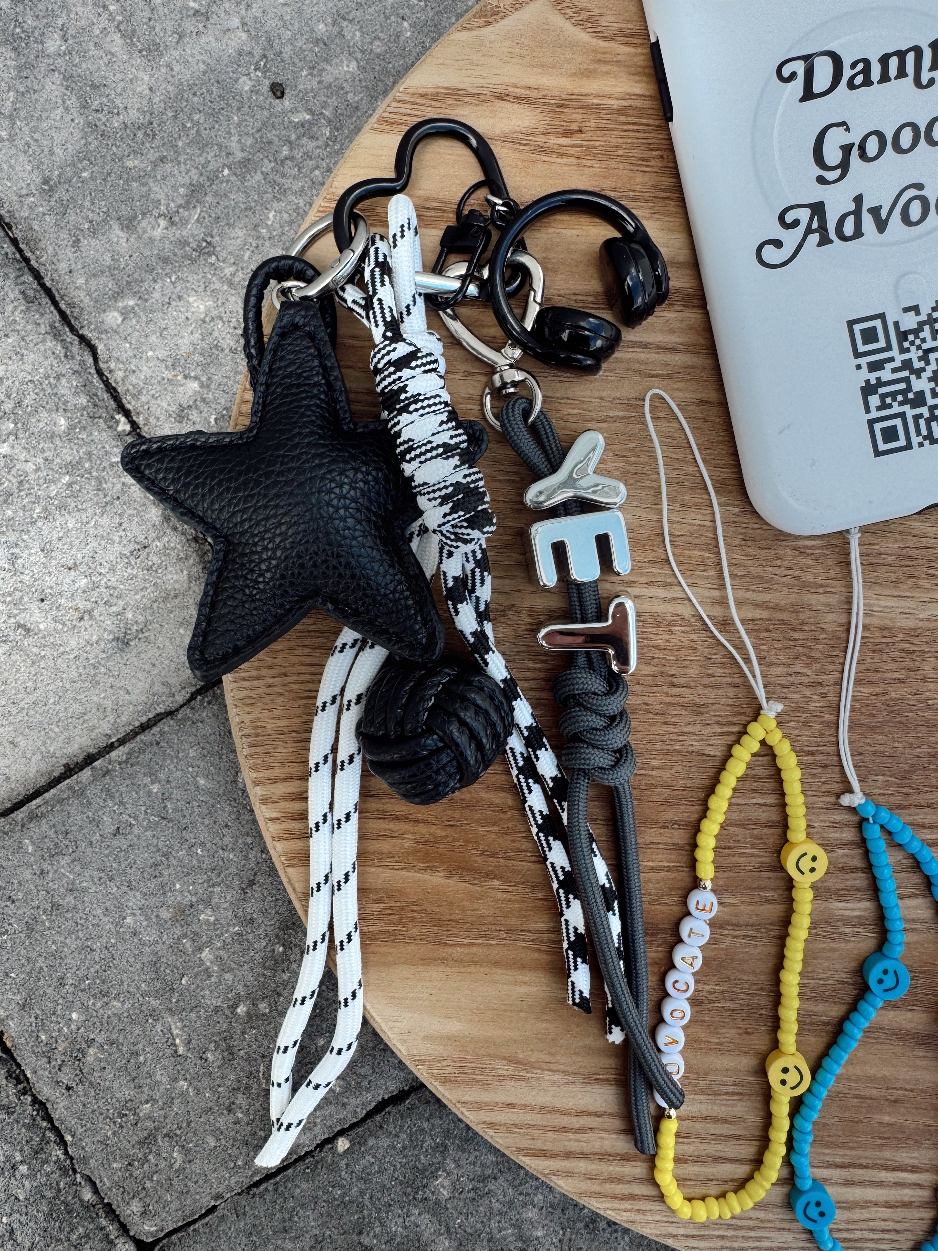 “Yet" Rope Bag Charm