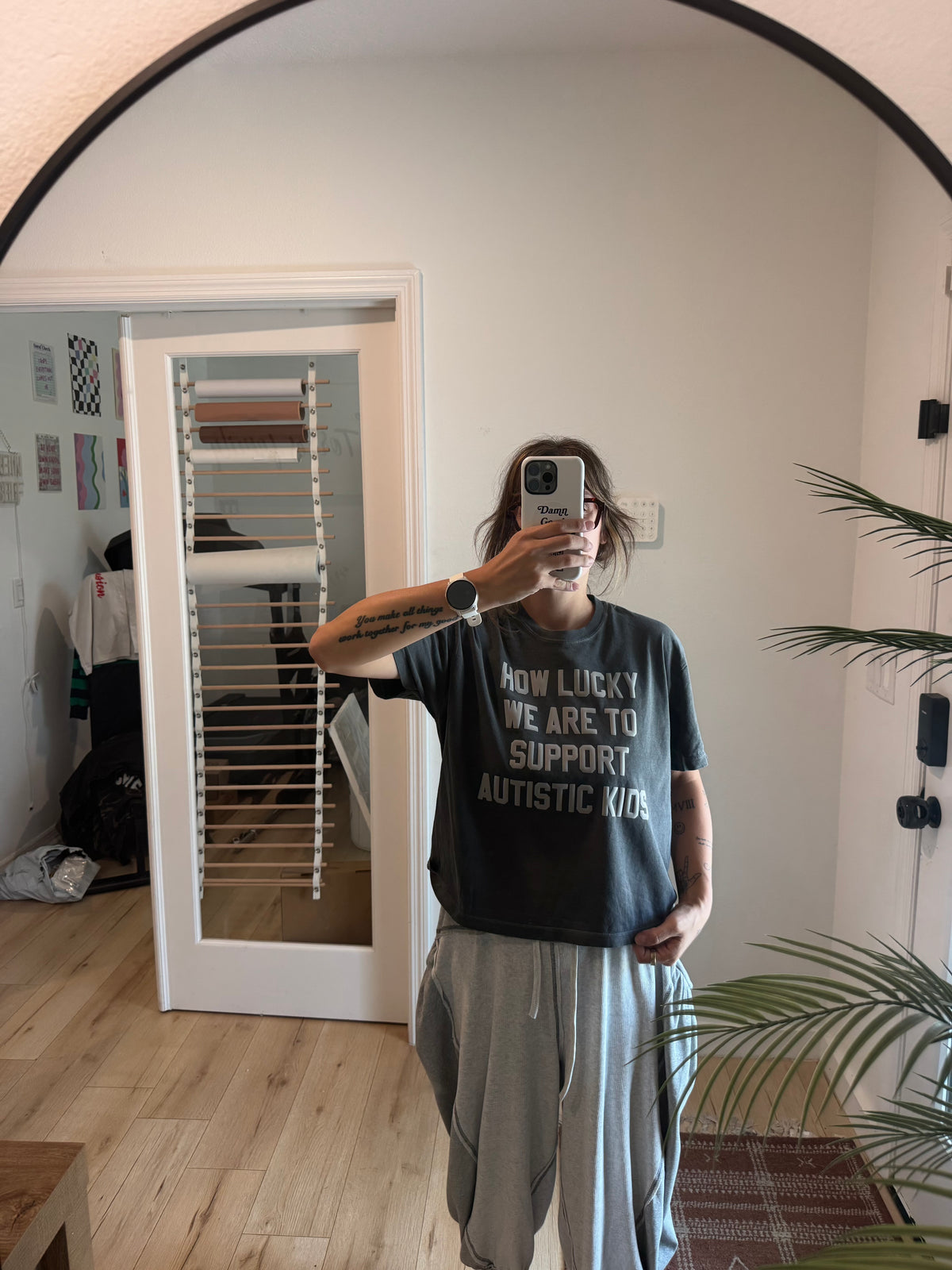 *Imperfect* How Lucky We Are Boxy Puff T-Shirt