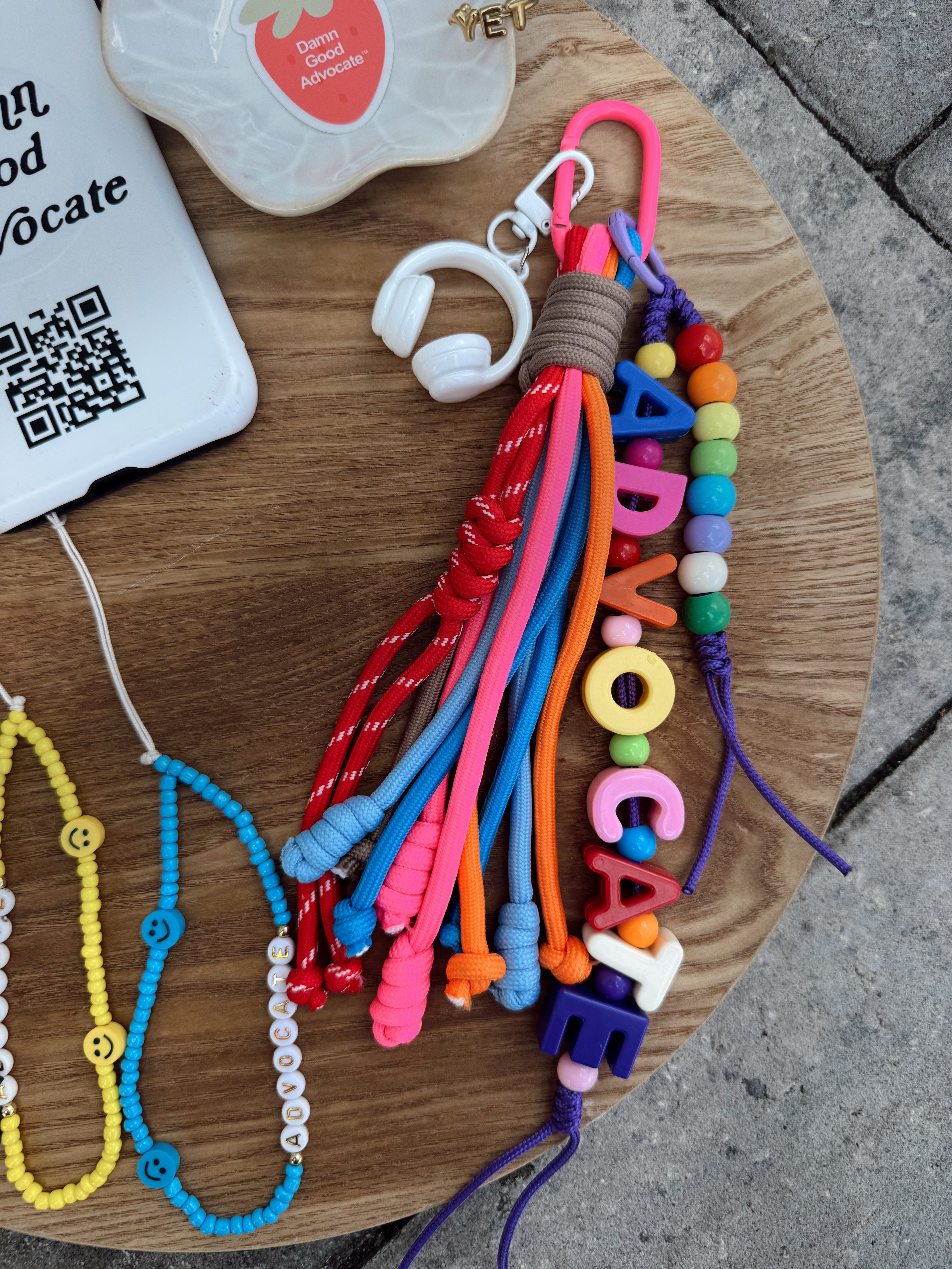 “Advocate” Rope Bag Charm
