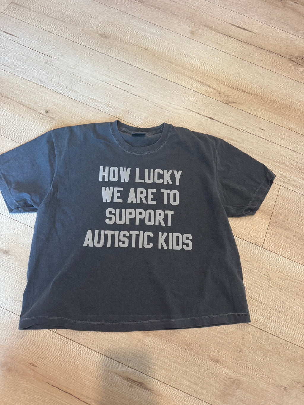 *Imperfect* How Lucky We Are Boxy Puff T-Shirt