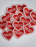 Damn Good Advocate™ Heart Iron-On Patch