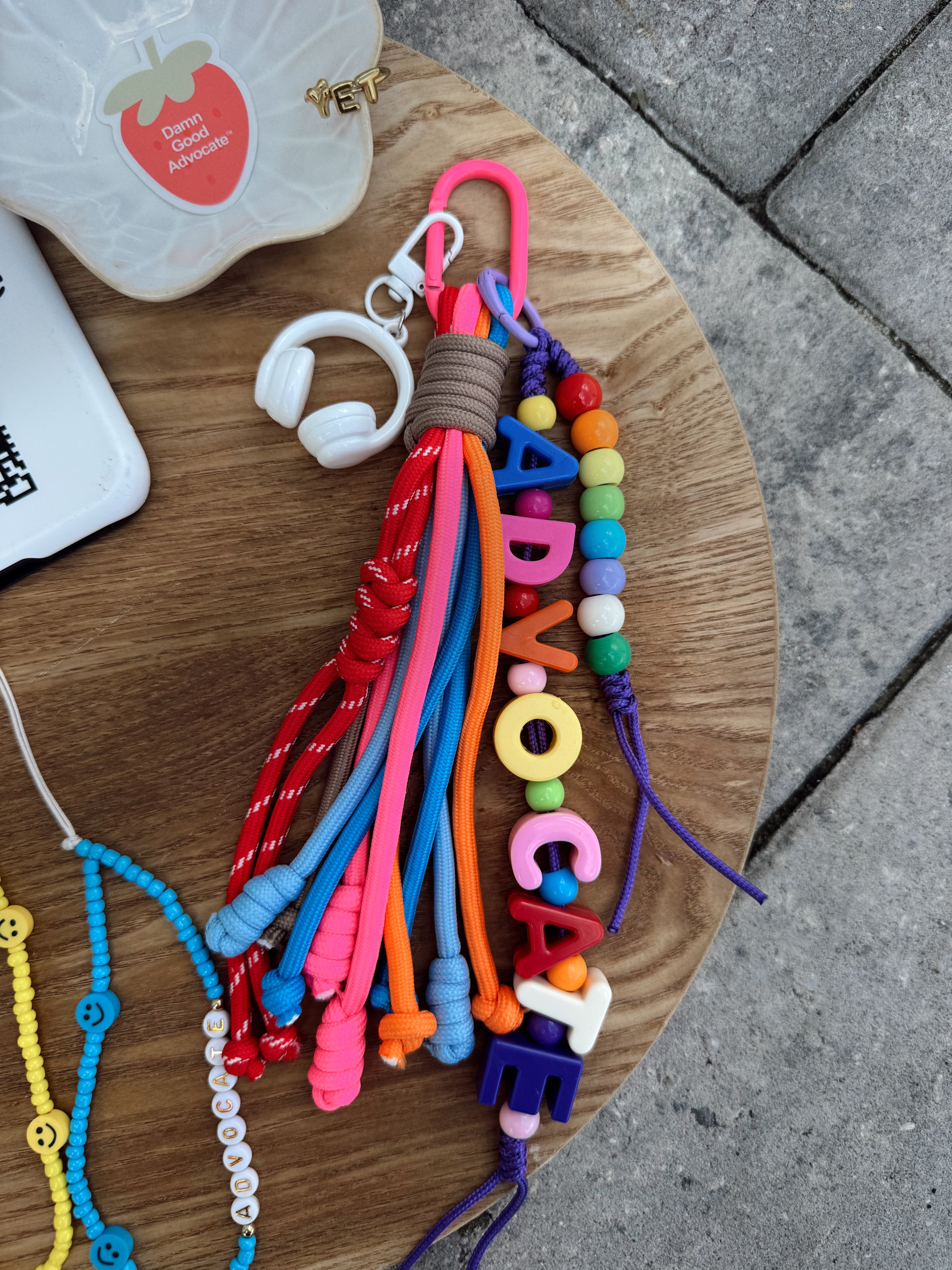 “Advocate” Rope Bag Charm