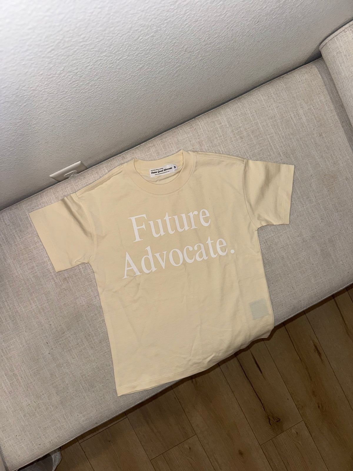 Youth Heavyweight Future Advocate T-Shirt (S and M) (Never Worn)