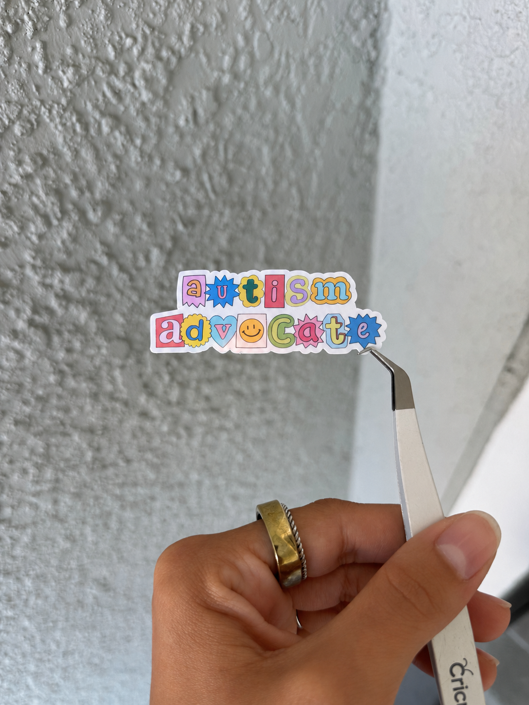Autism Advocate Holographic Sticker