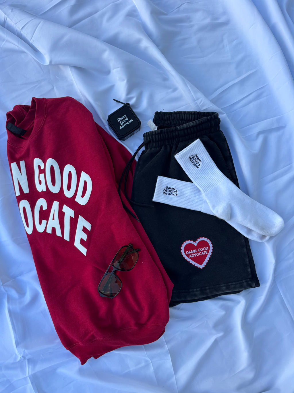 Damn Good Advocate™ Embroidered Socks