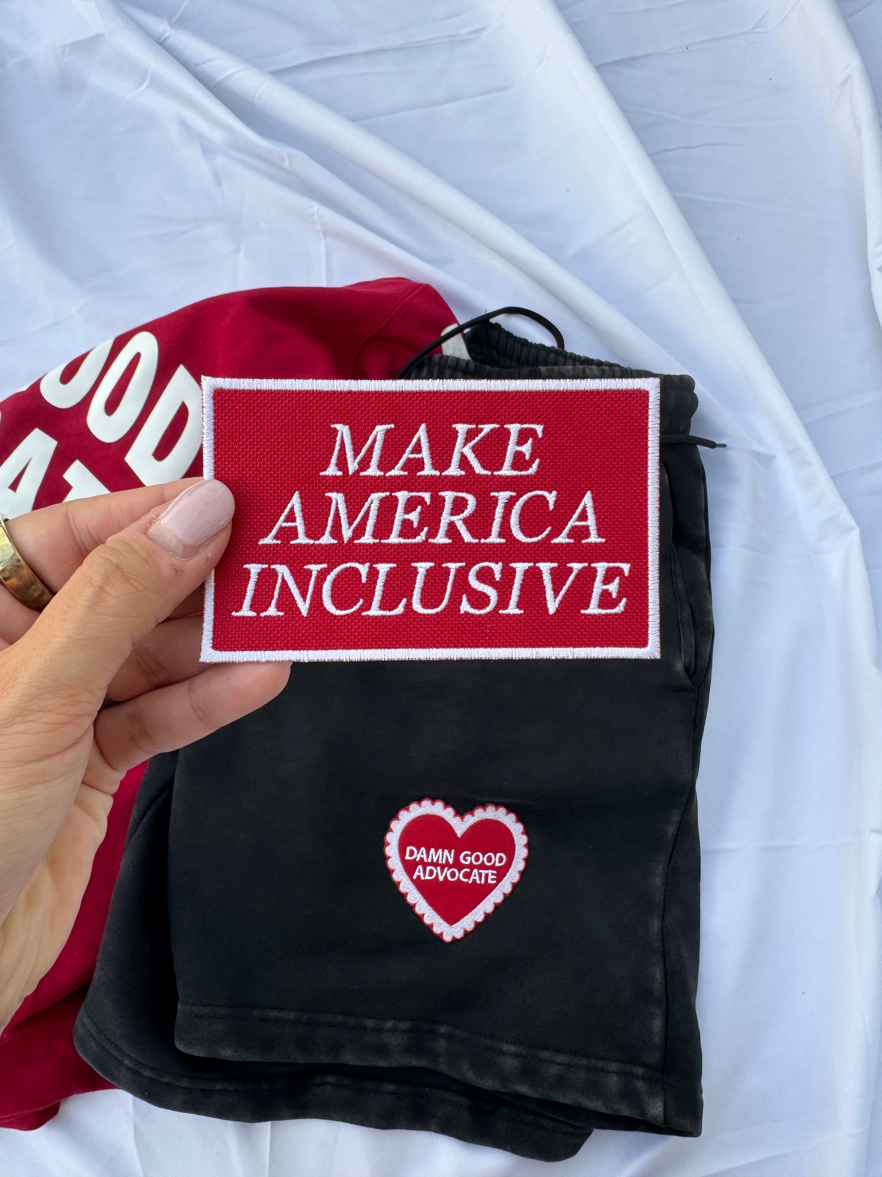 Make America Inclusive Iron On Patch