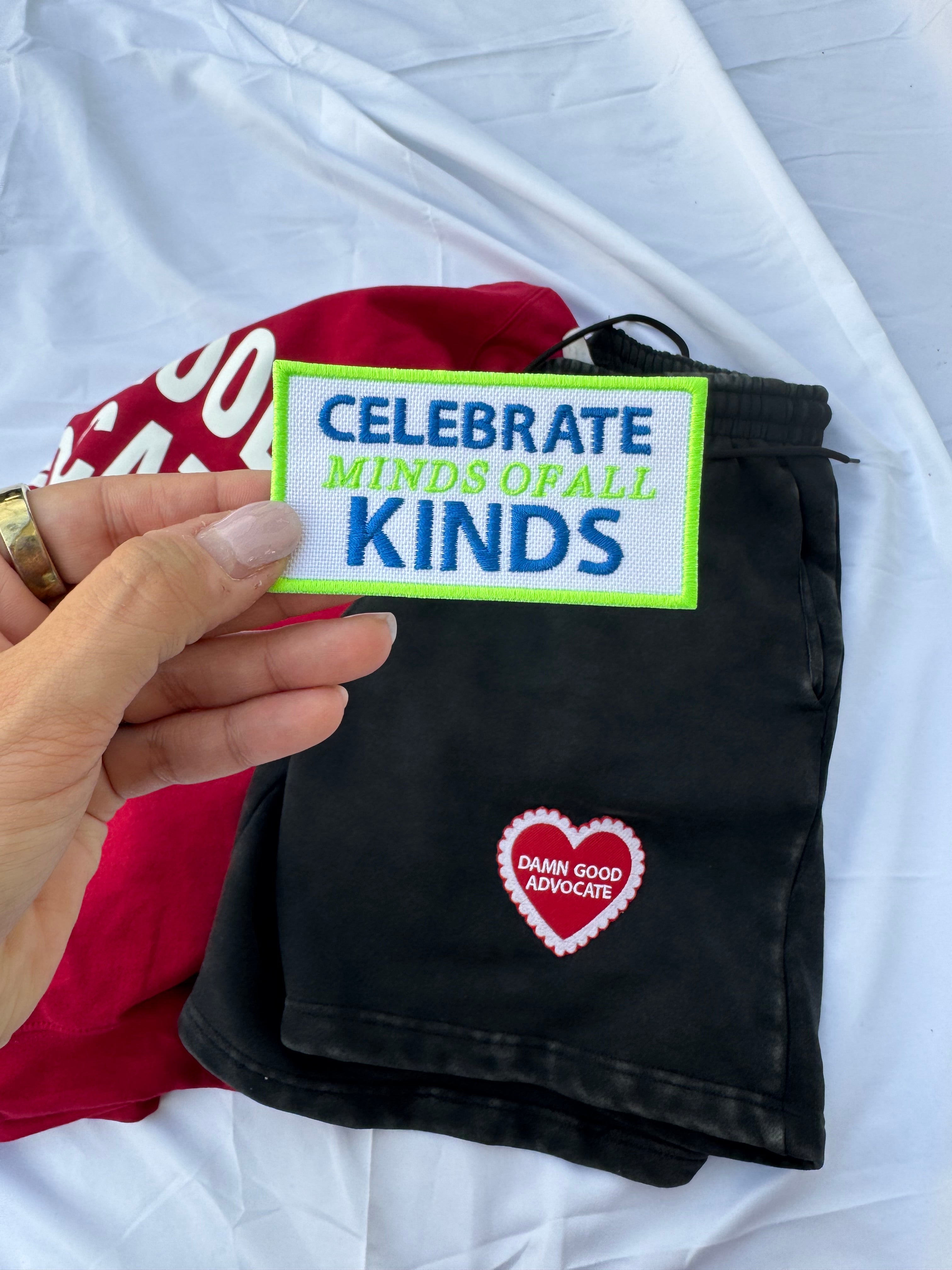 Celebrate Minds Of All Kinds Iron On Patch