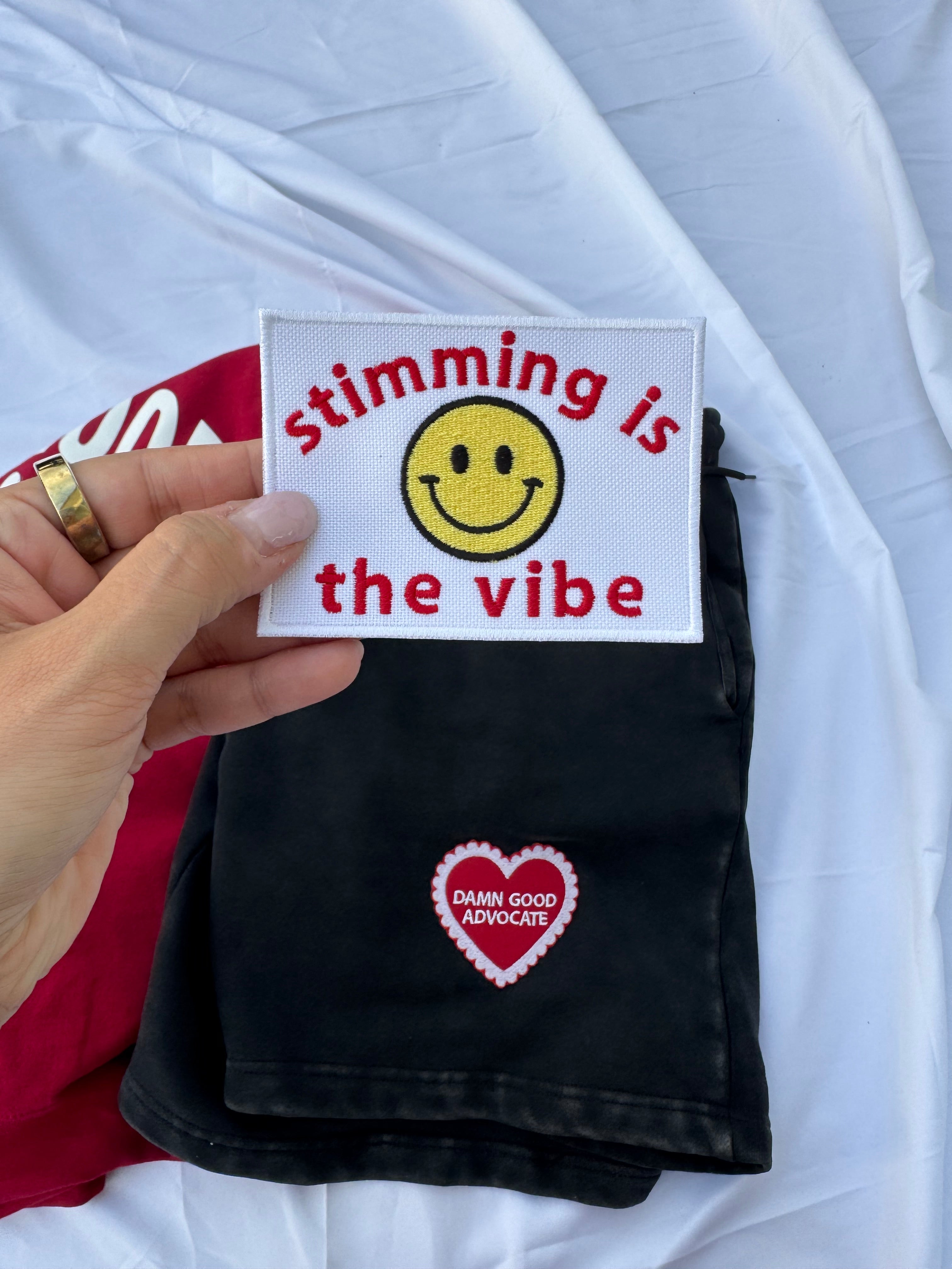 Stimming Is The Vibe Iron On Patch