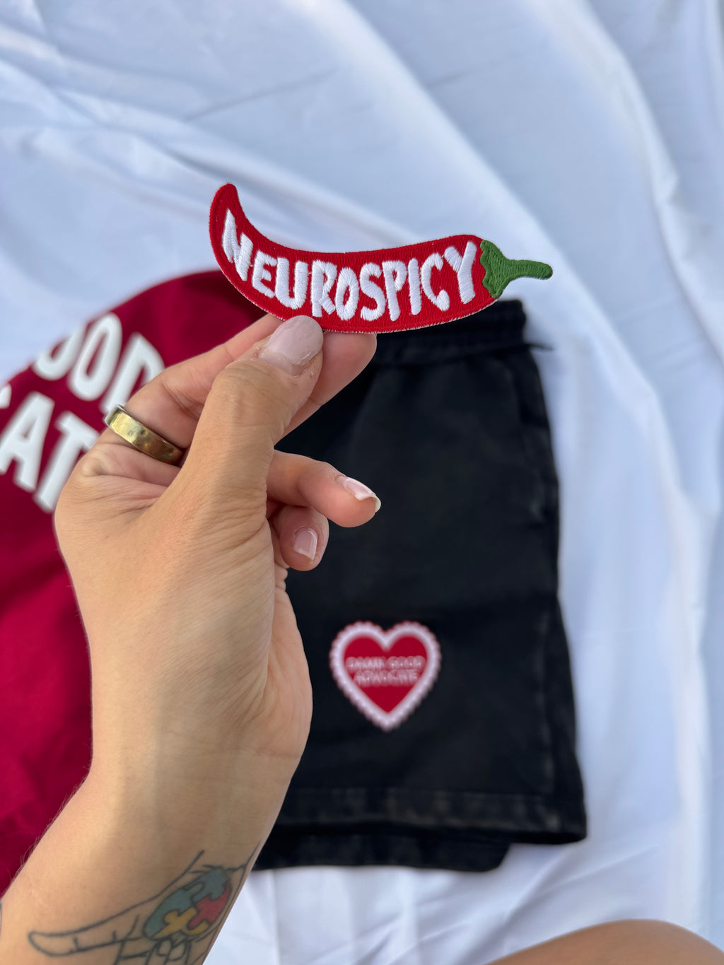 Neurospicy Pepper Iron On Patch