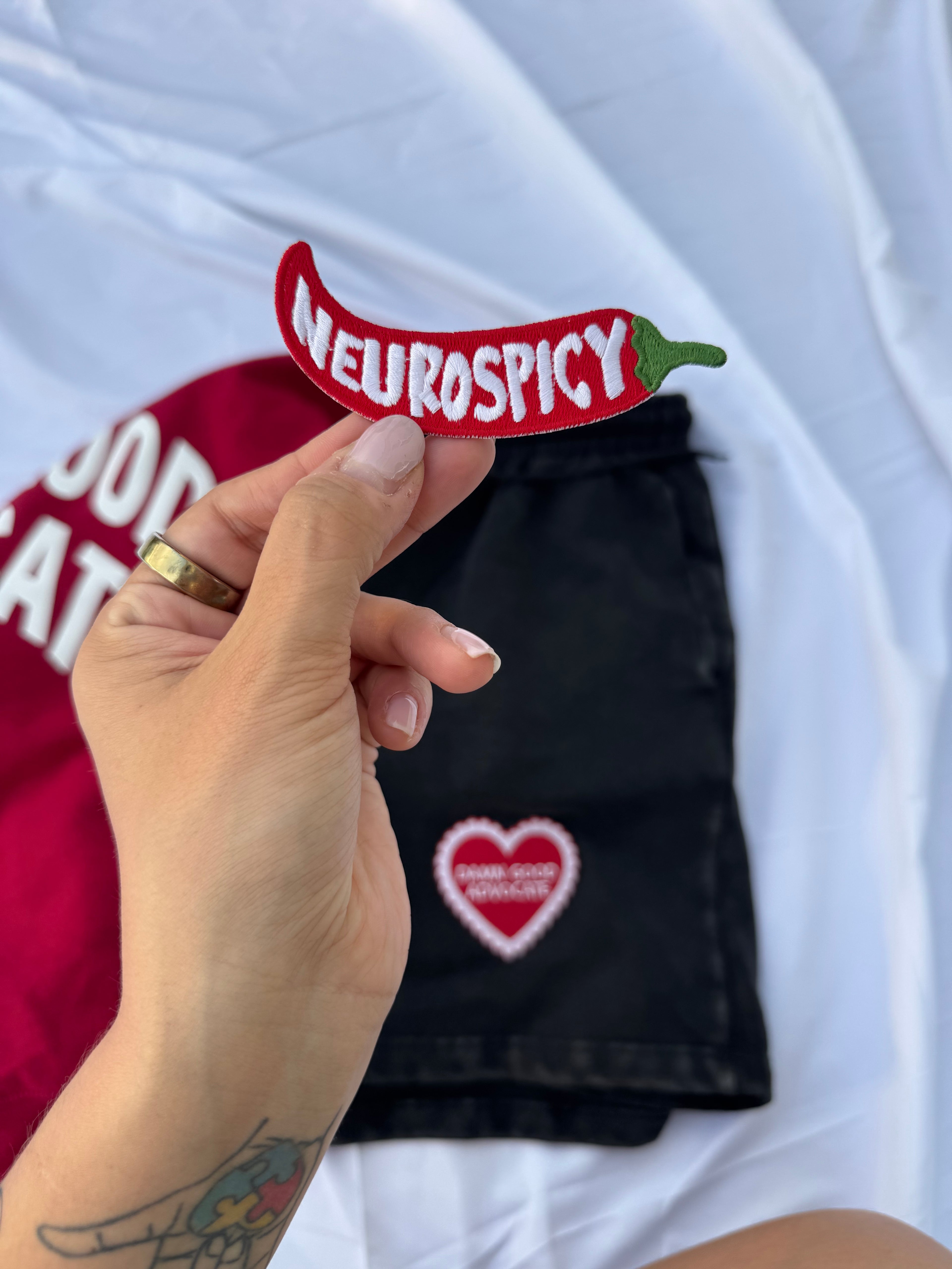 Neurospicy Pepper Iron On Patch