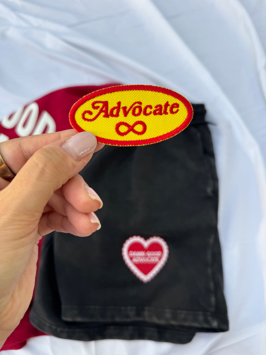 Advocate Circle Iron On Patch