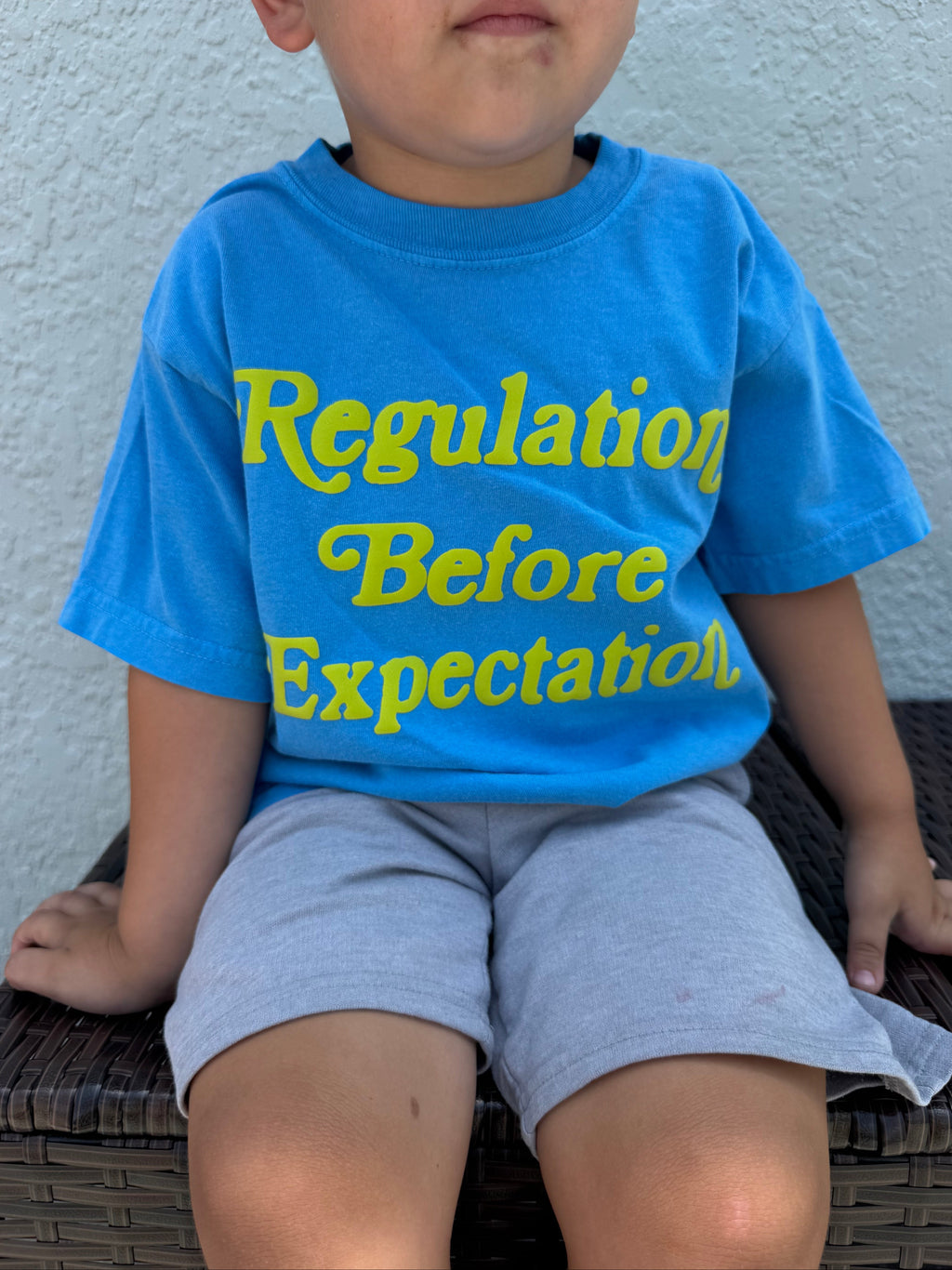 Toddler & Youth "Regulation Before Expectation" Puff Print T-Shirt