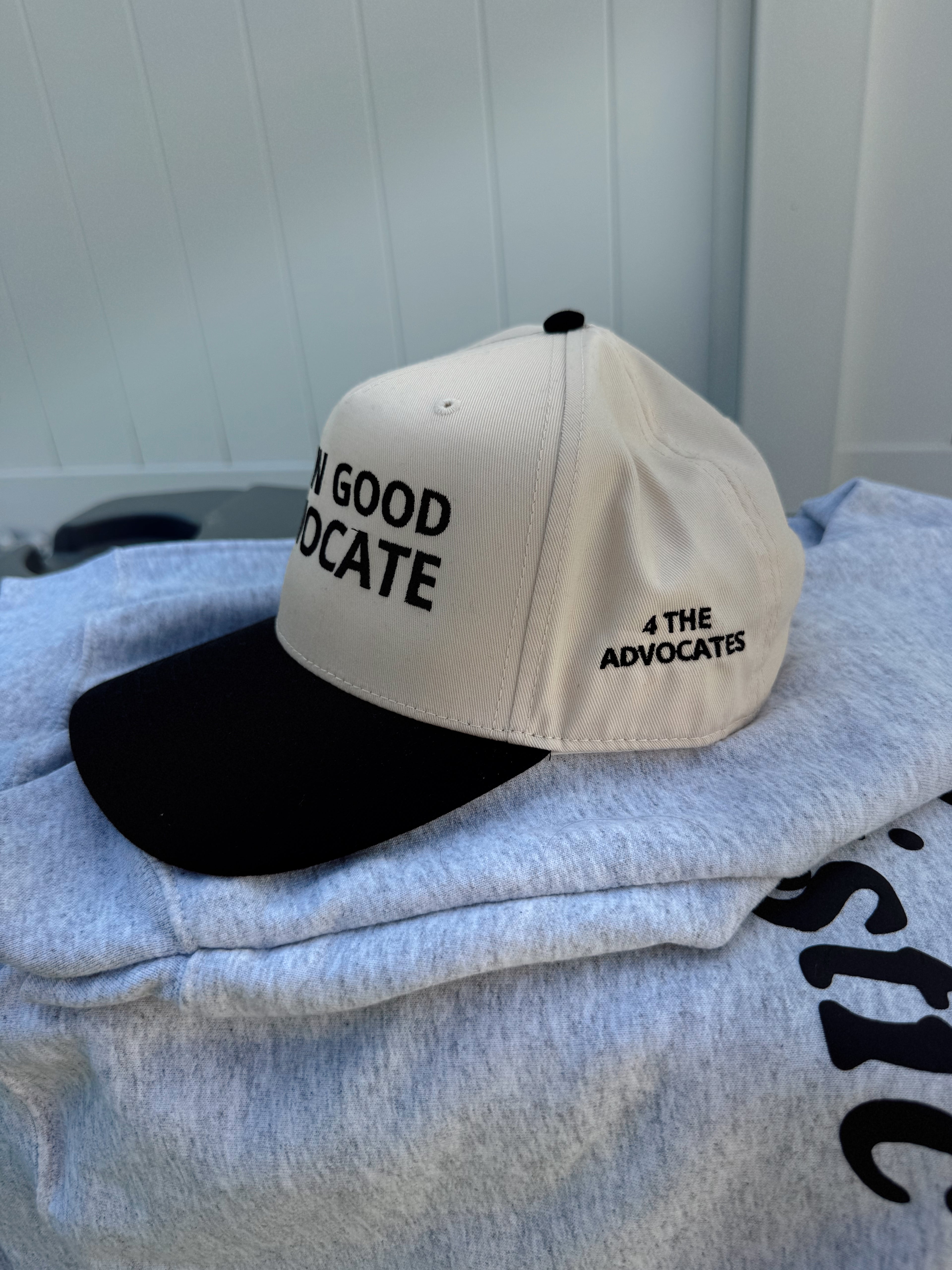 Damn Good Advocate™ Embroidered Hat in Black