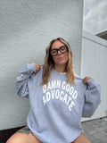 Damn Good Advocate™ Unisex Check Sweatshirt