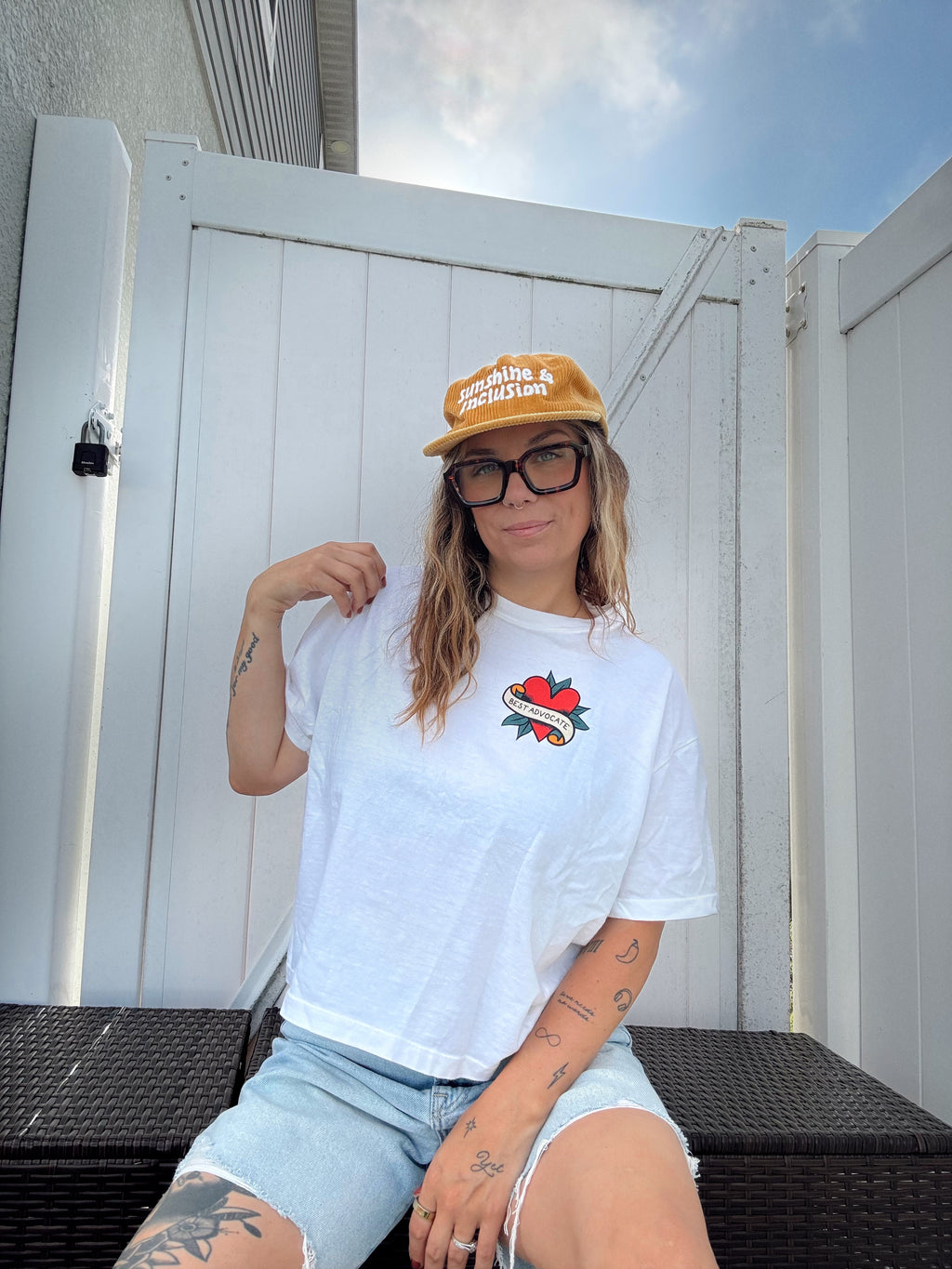 Women’s "Best Advocate" Boxy T-Shirt