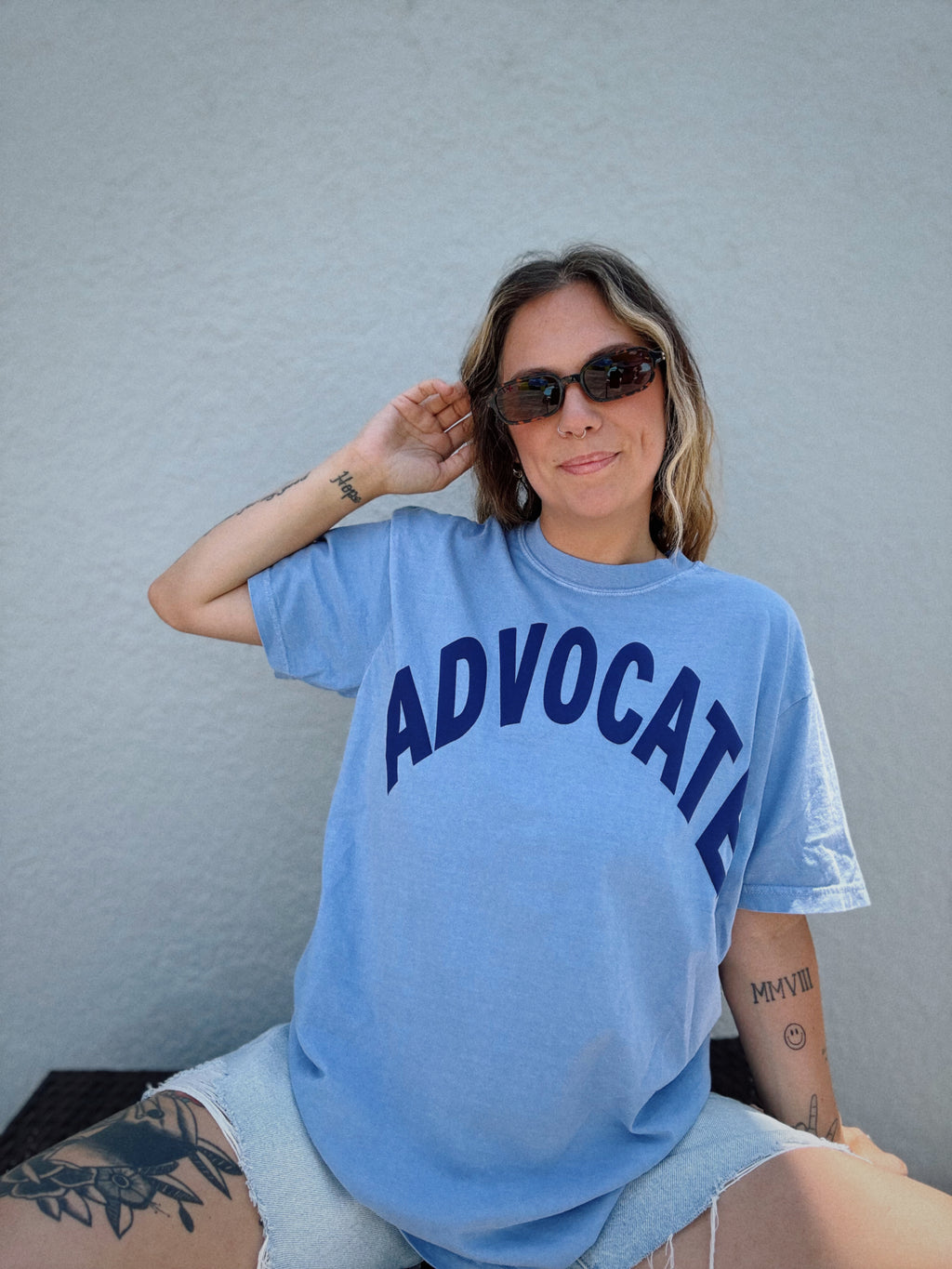 Unisex "Advocate" Puff Print T-Shirt