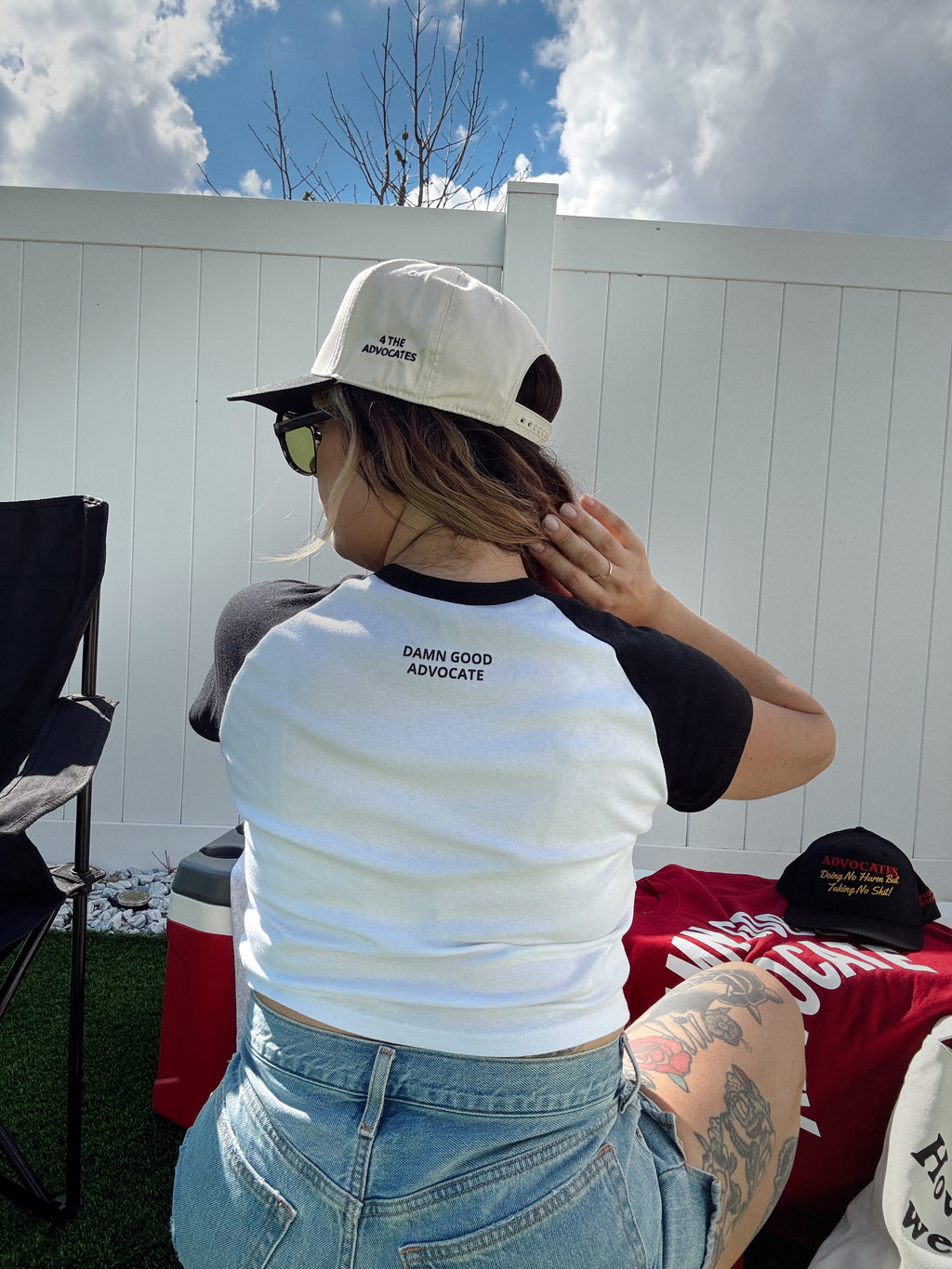 Damn Good Advocate™ Embroidered Hat in Black