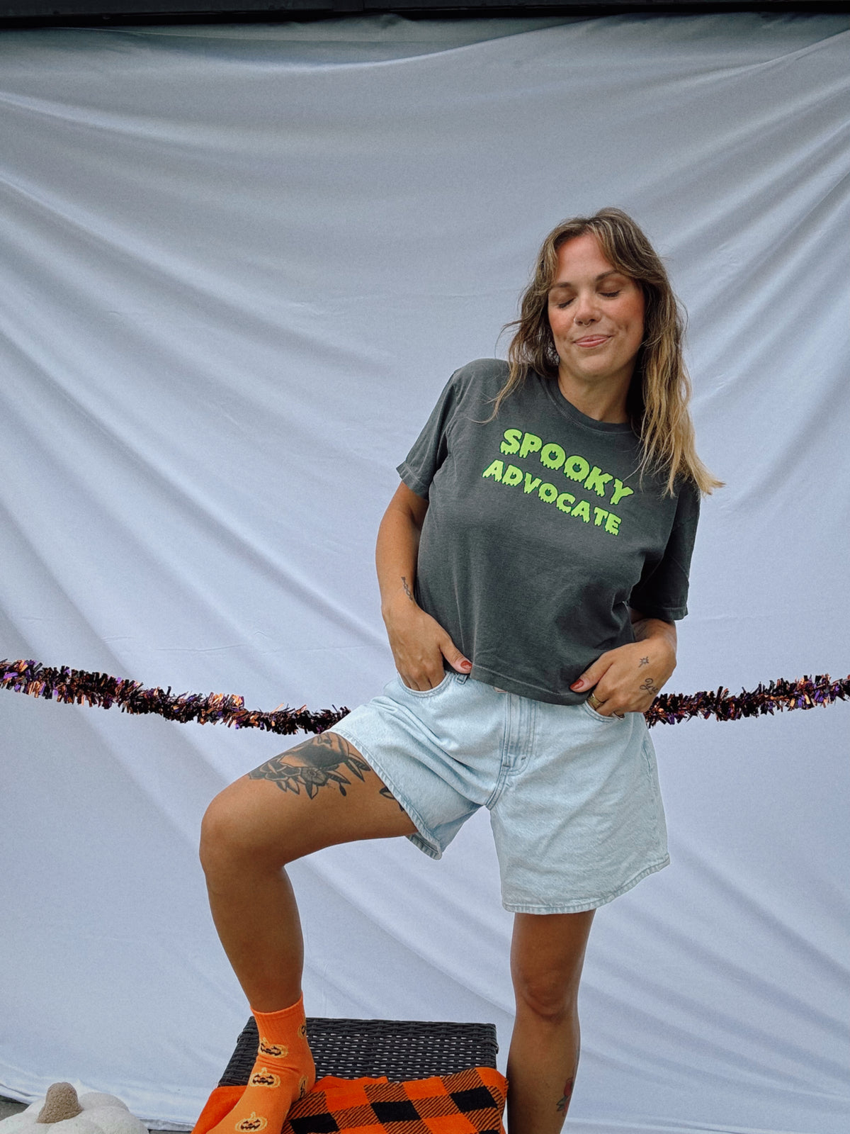 Women’s "Spooky Advocate" Boxy T-Shirt
