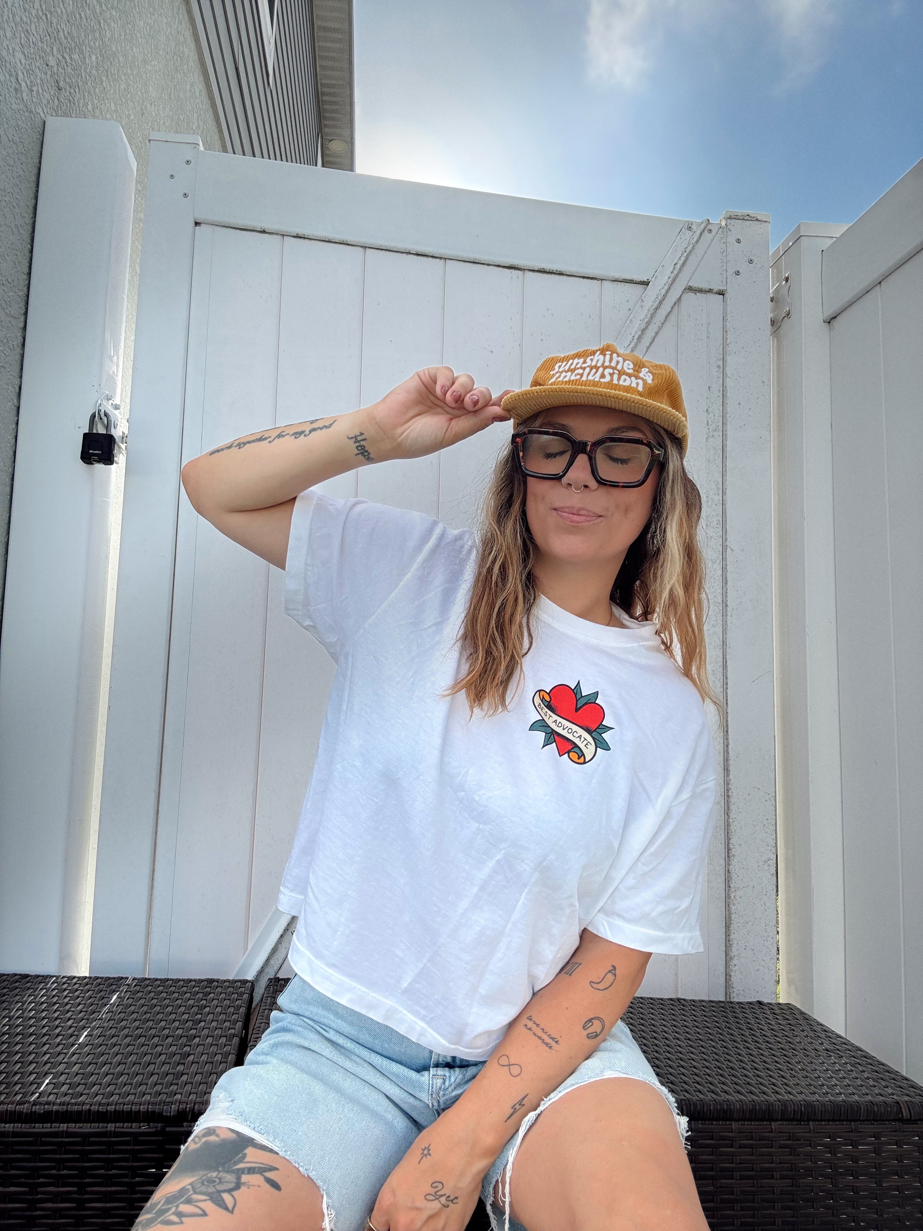 Women’s "Best Advocate" Boxy T-Shirt