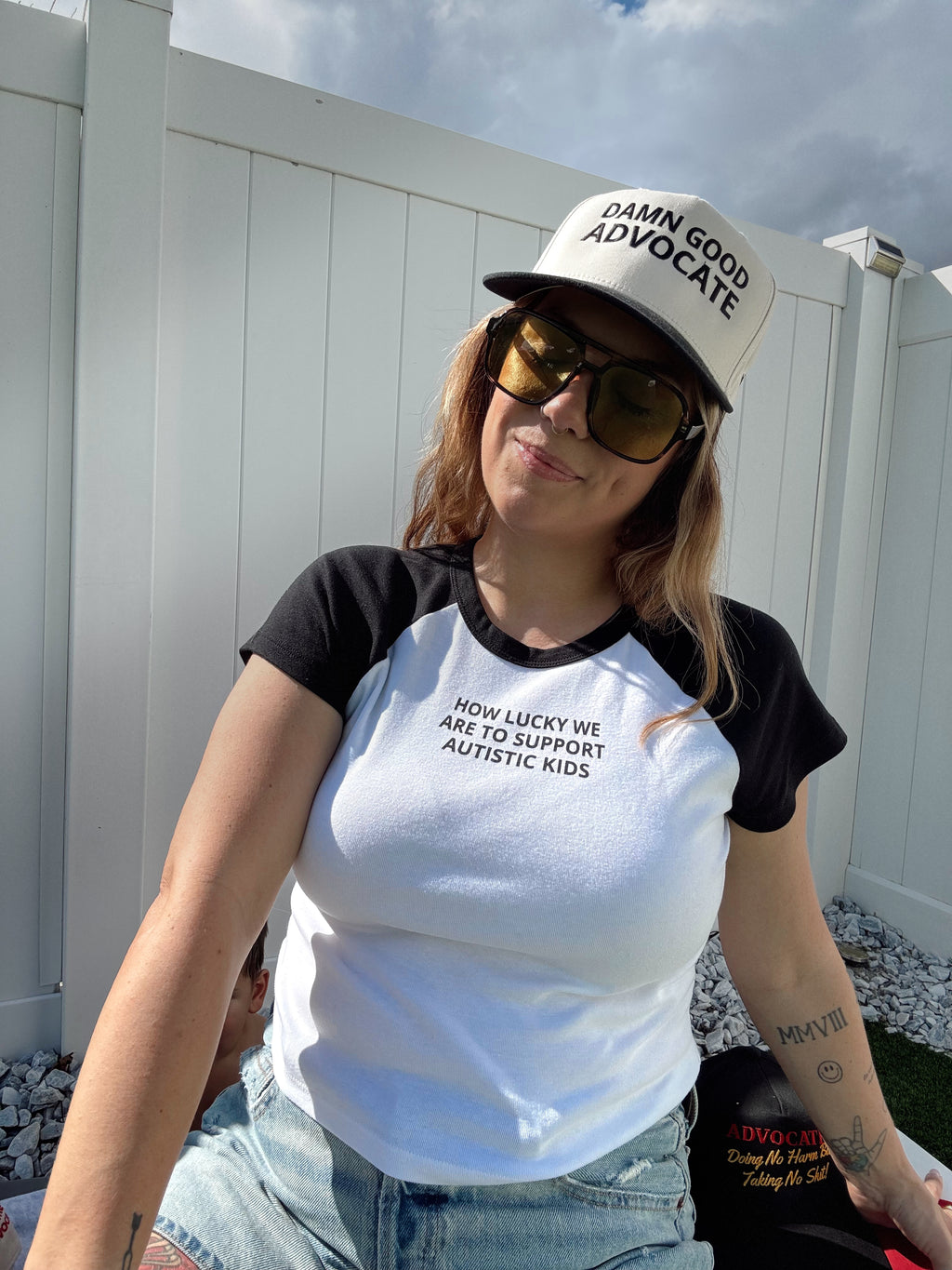 Women’s "How Lucky We Are" Baby Tee