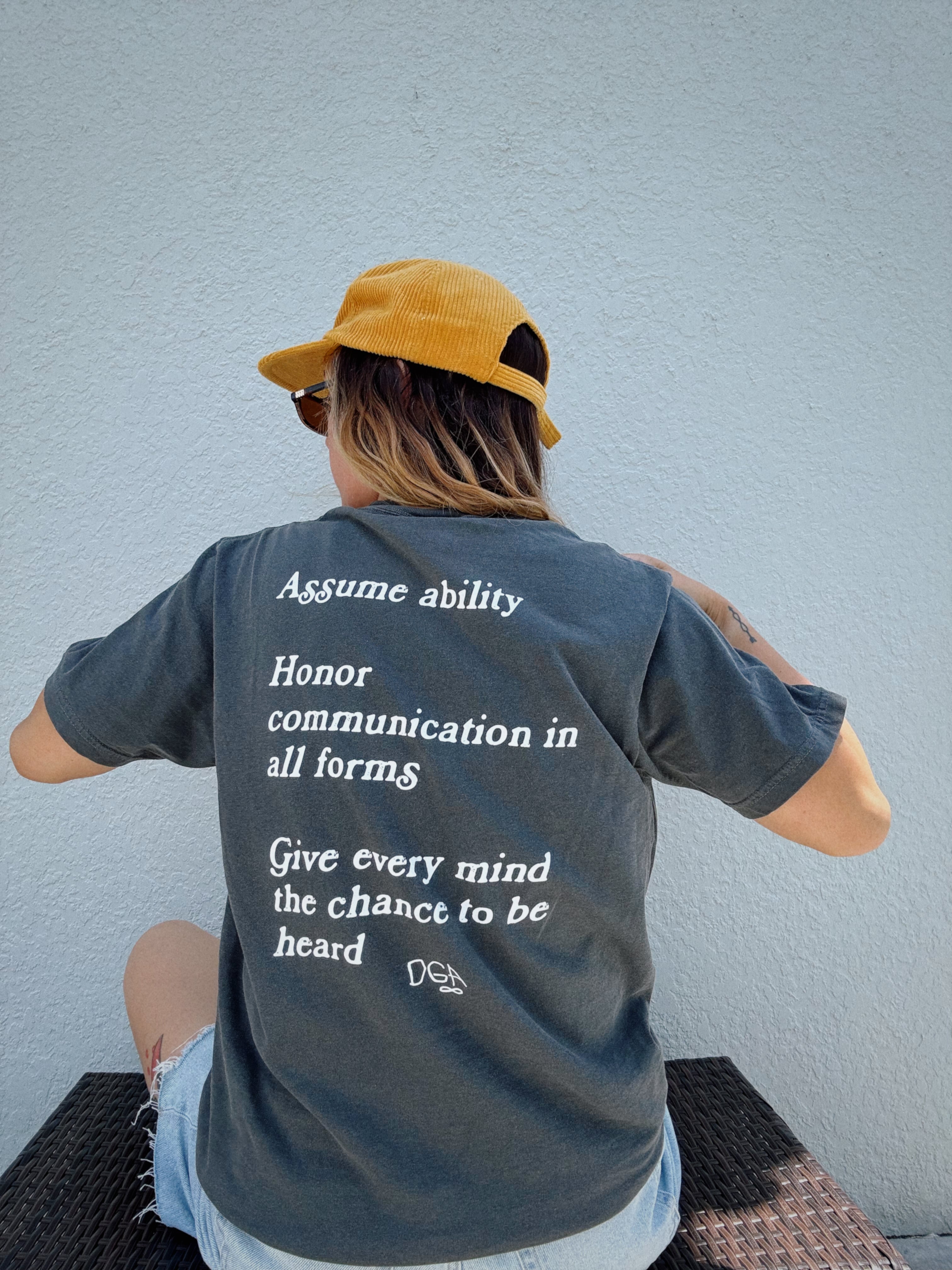 Unisex "Presume Competence" T-Shirt