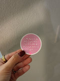 I'm Not A Regular SLP I'm A Regulated SLP Circle Holographic Sticker