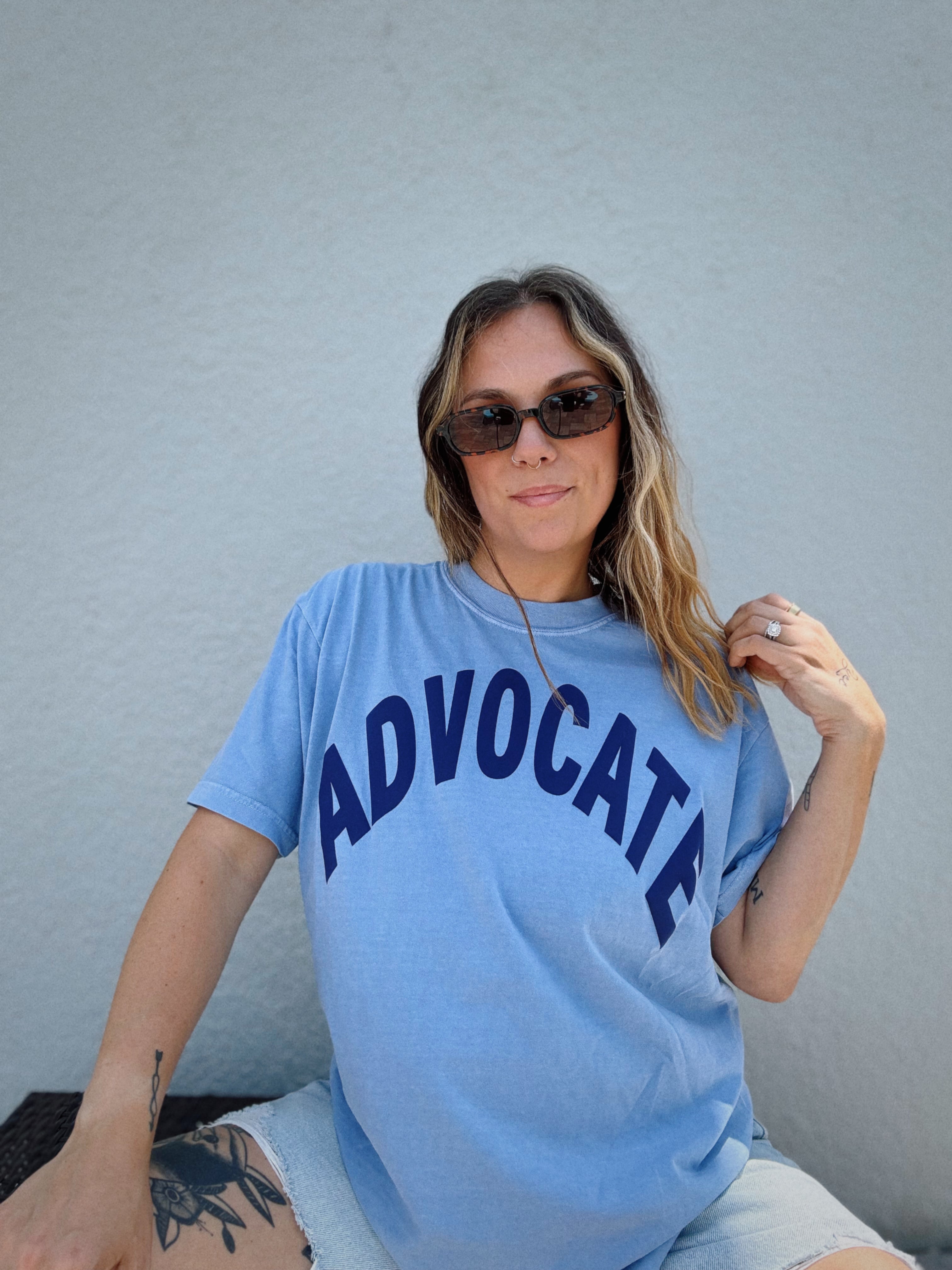 Unisex "Advocate" Puff Print T-Shirt