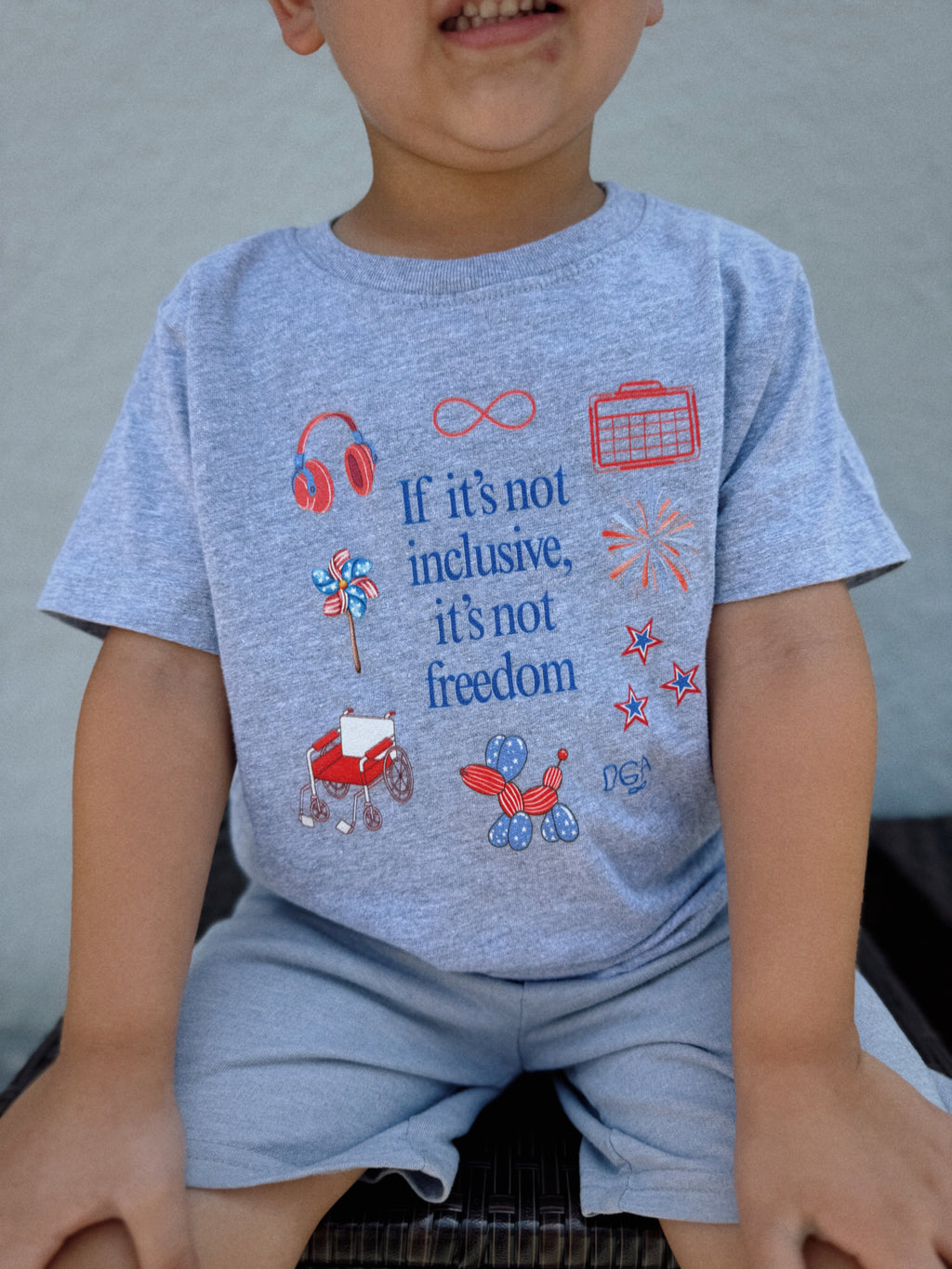 Toddler "If It's Not Inclusive, It's Not Freedom" T-Shirt