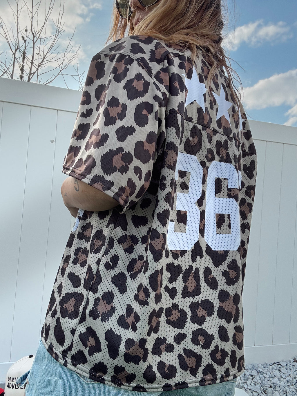 Cheetah "How Lucky We Are" Boxy Jersey